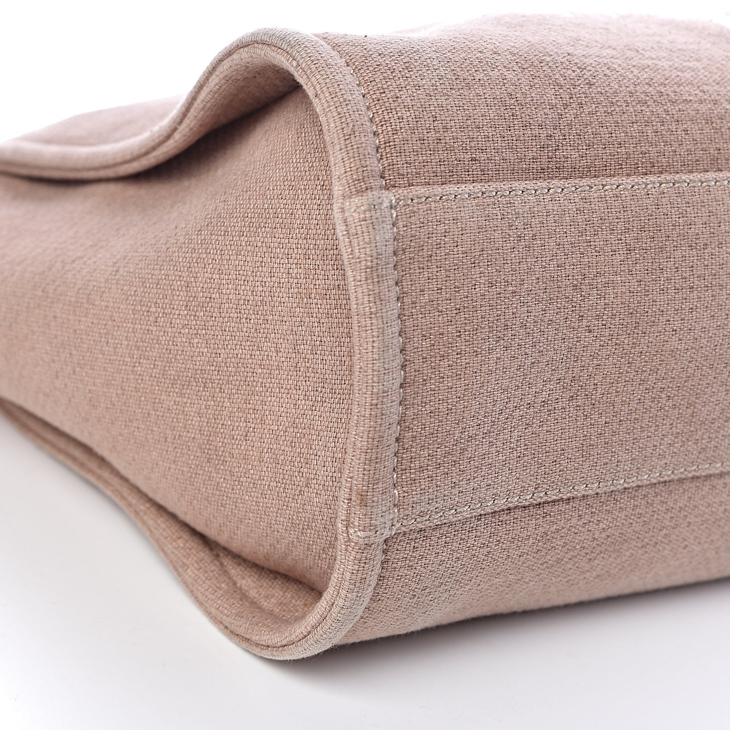 Canvas Deauville Small Tote Beige