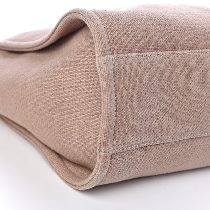 Chanel Canvas Deauville Small Tote Beige 9 of 11