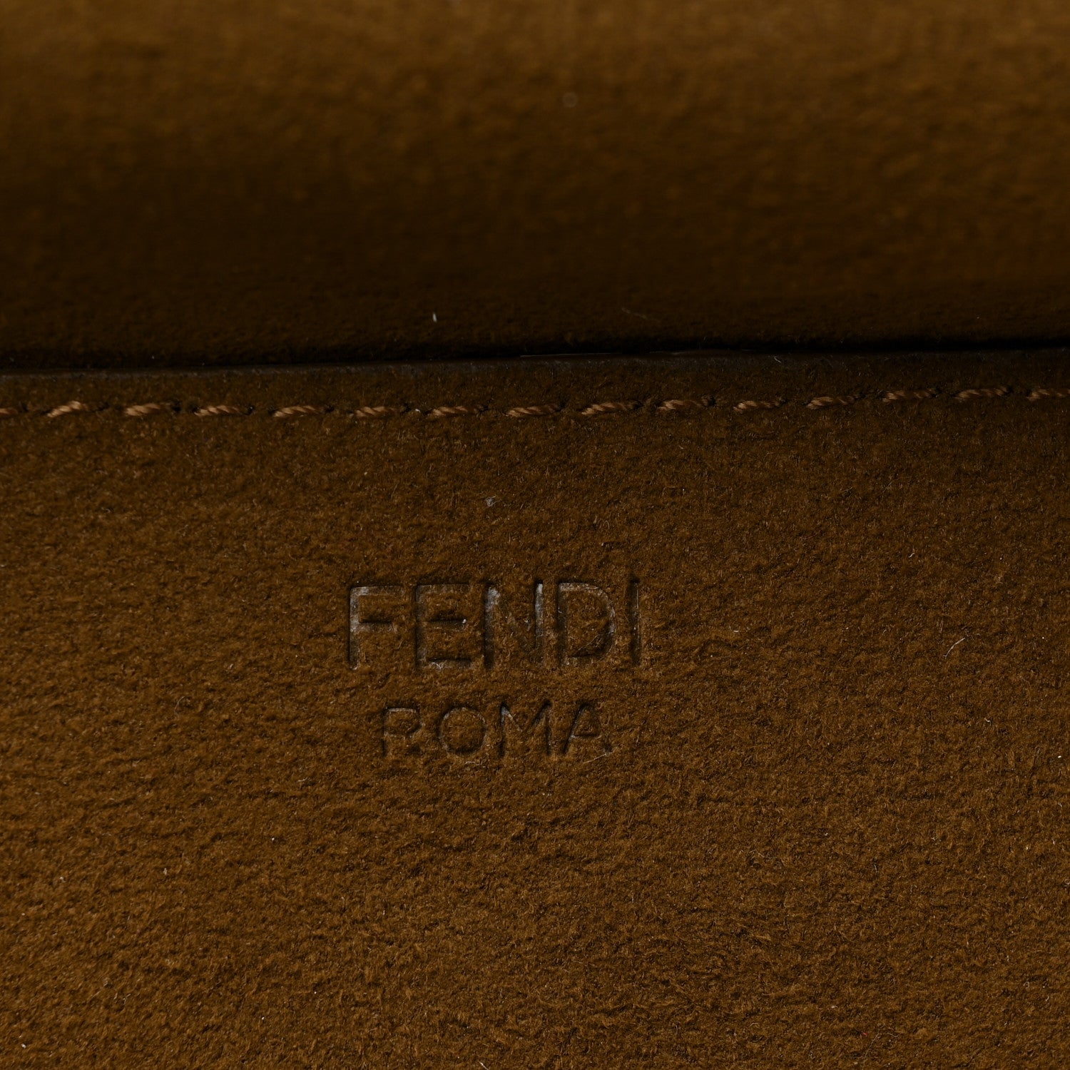 Fendi Technical Fabric FF Midi Chain Baguette Sand 7 of 9