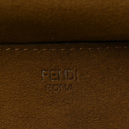 Fendi Technical Fabric FF Midi Chain Baguette Sand 7 of 9