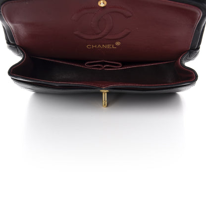 Chanel Lambskin Quilted Small Double Flap Black 5 of 14