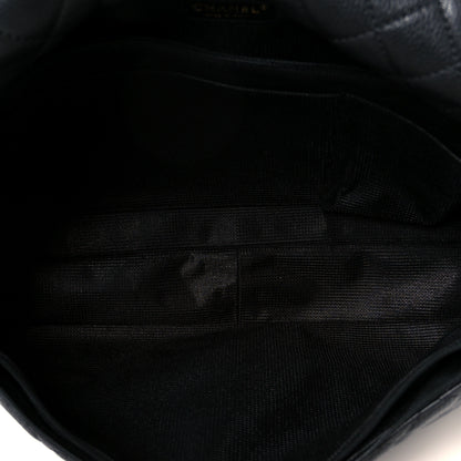 Chanel Calfskin Quilted XXL Travel Flap Bag Black 5 of 11