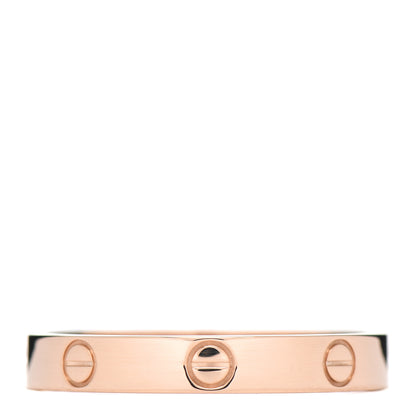 Cartier 18K Pink Gold 3.5mm LOVE Wedding Band Ring 64 10.75 3 of 5
