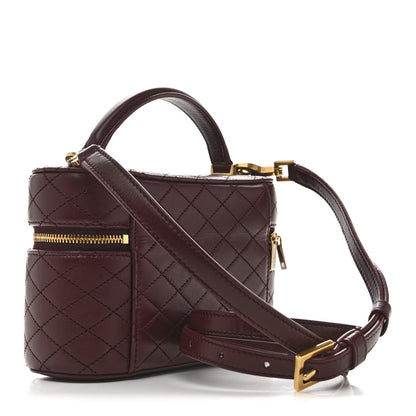 Saint Laurent Lambskin Quilted Mini Gaby Vanity Case  Rouge Cabernet 3 of 11