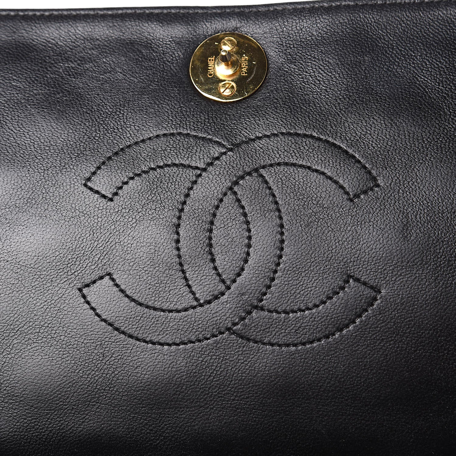 Chanel Lambskin Quilted Small Single Flap Black 13 of 15