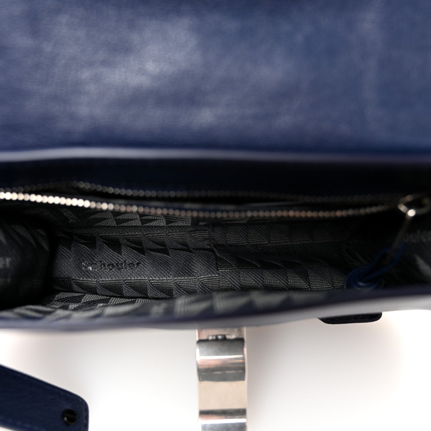 Proenza Schouler Lambskin PS1 Mini Crossbody Bag Indigo 5 of 10