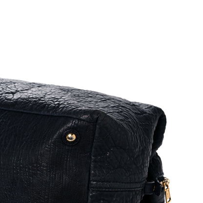 Saint Laurent Pebbled Lambskin Medium Easy Sac Black 9 of 17