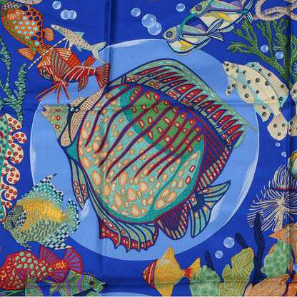 Hermes Silk Grands Fonds Scarf 90 1 of 5