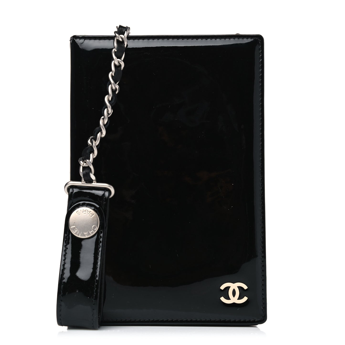Patent Wallet With Chain Black