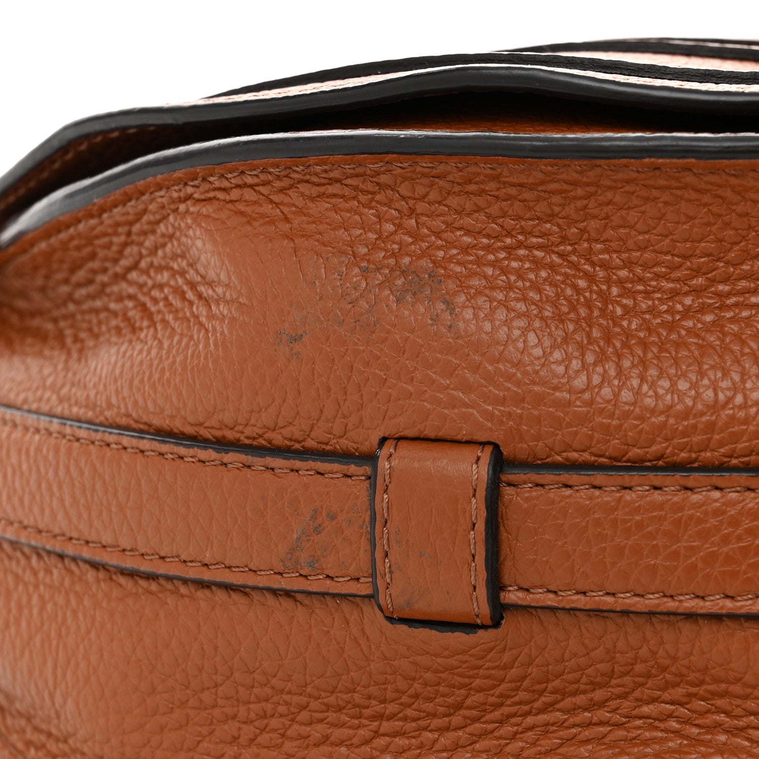 Chloe Calfskin Medium Marcie Round Crossbody Bag Tan 11 of 12