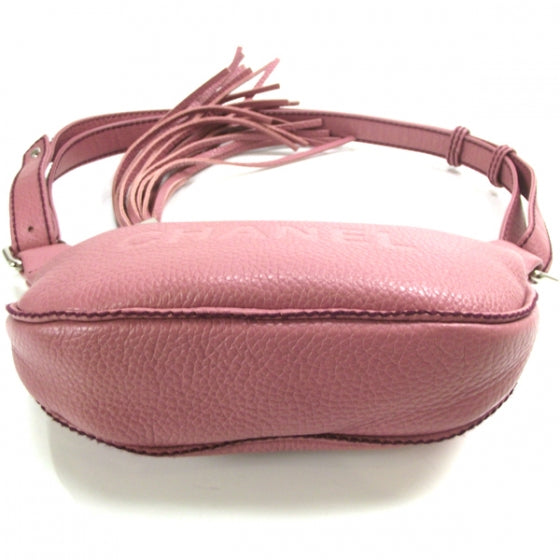 Caviar Tassel Hobo Pink