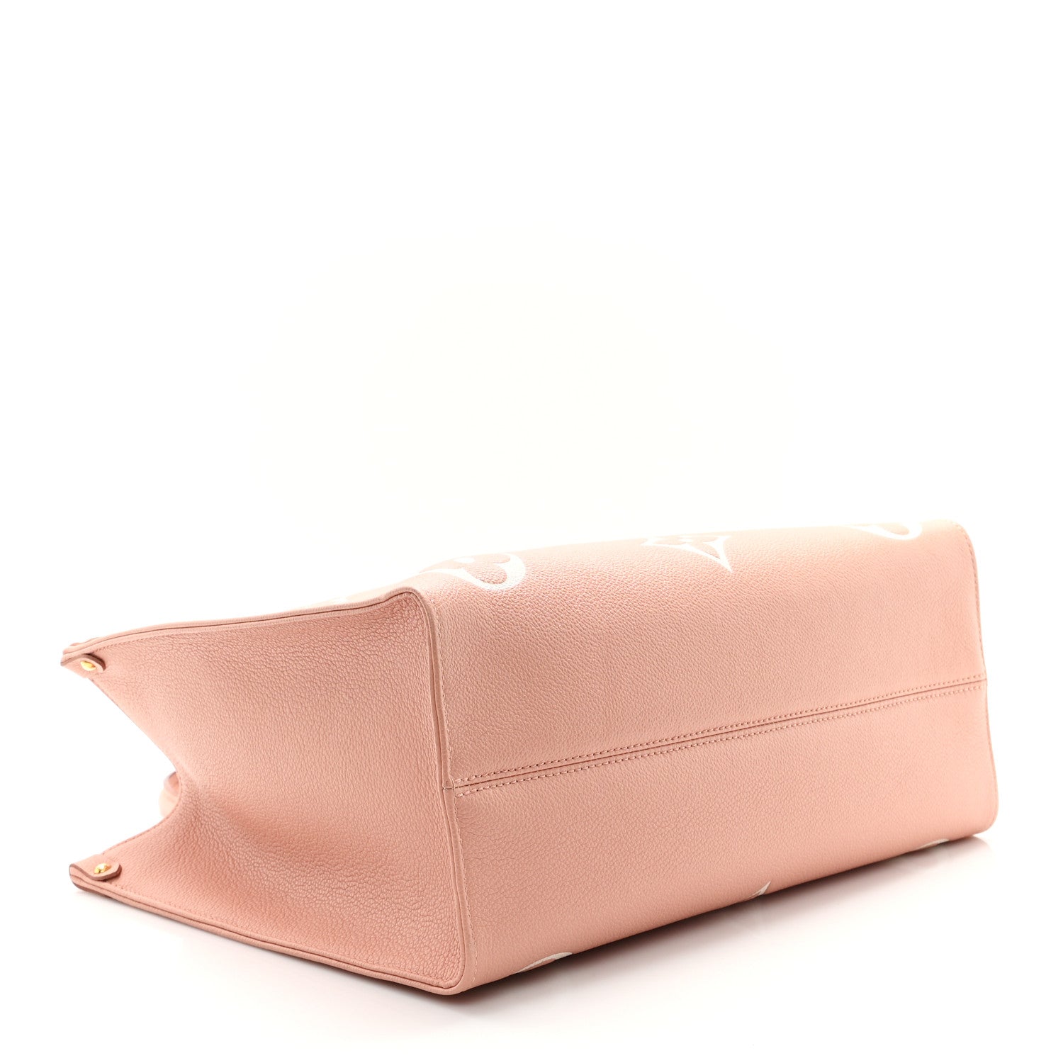 Louis Vuitton Empreinte Monogram Giant Onthego MM Rose Trianon Creme 4 of 10