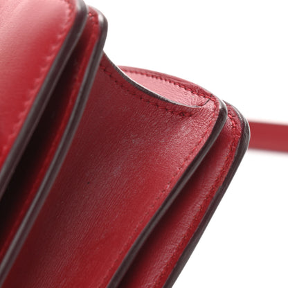 Celine Smooth Calfskin Small Classic Box Flap Bag Red 13 of 15