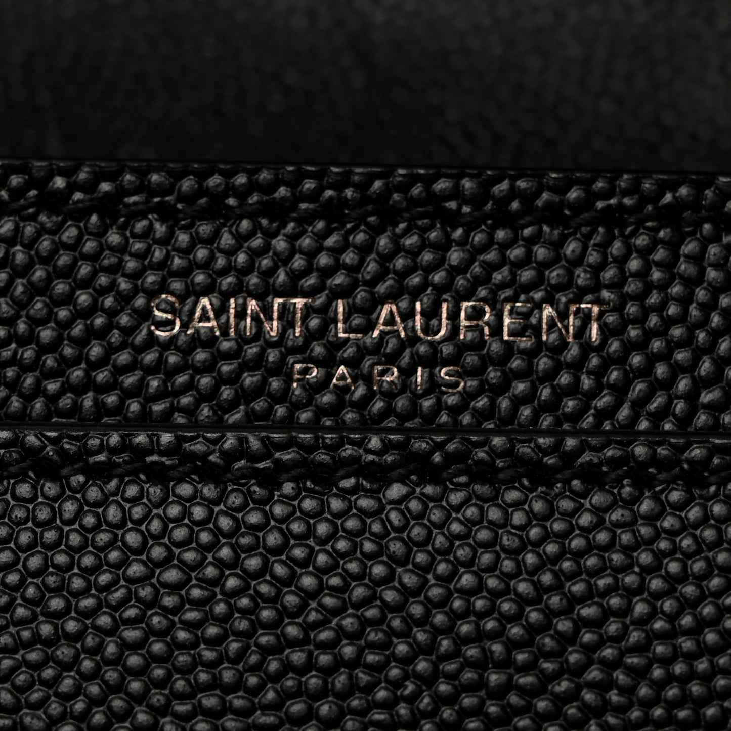 Grain De Poudre Monogram Cassandra Clasp Bag Black