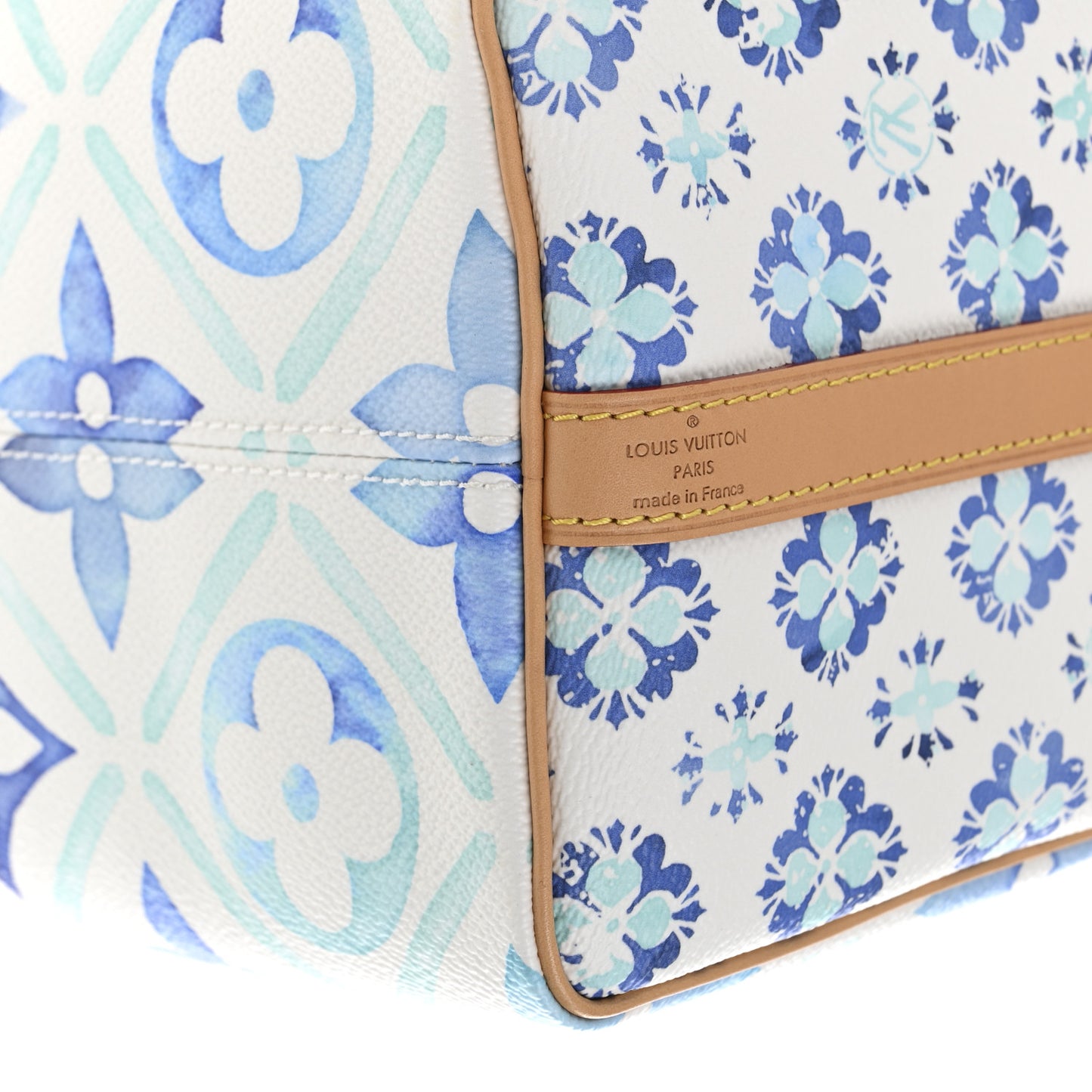 Monogram Tiles By The Pool Speedy Bandouliere 25 Lagoon Blue
