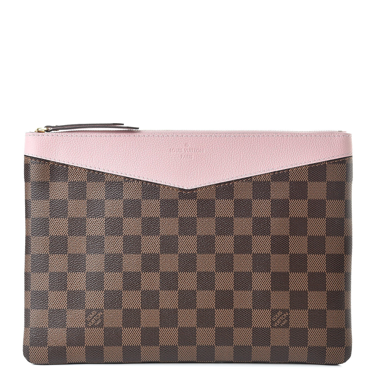 Louis Vuitton Damier Ebene Daily Pouch Rose Poudre 1 of 7