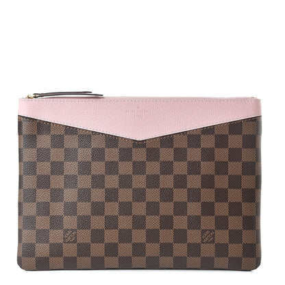 Louis Vuitton Damier Ebene Daily Pouch Rose Poudre 1 of 7