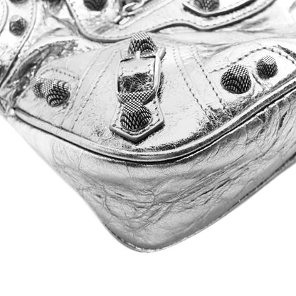 Balenciaga Agneau Arena Neo Cagole Mini Handbag Silver 9 of 10