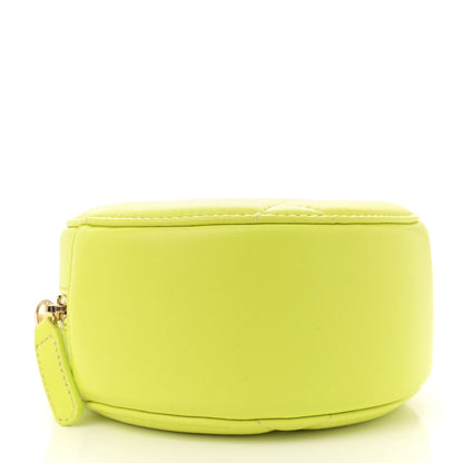 Chanel Lambskin Quilted Chanel 19 Round Clutch With Chain Yellow 4 of 10