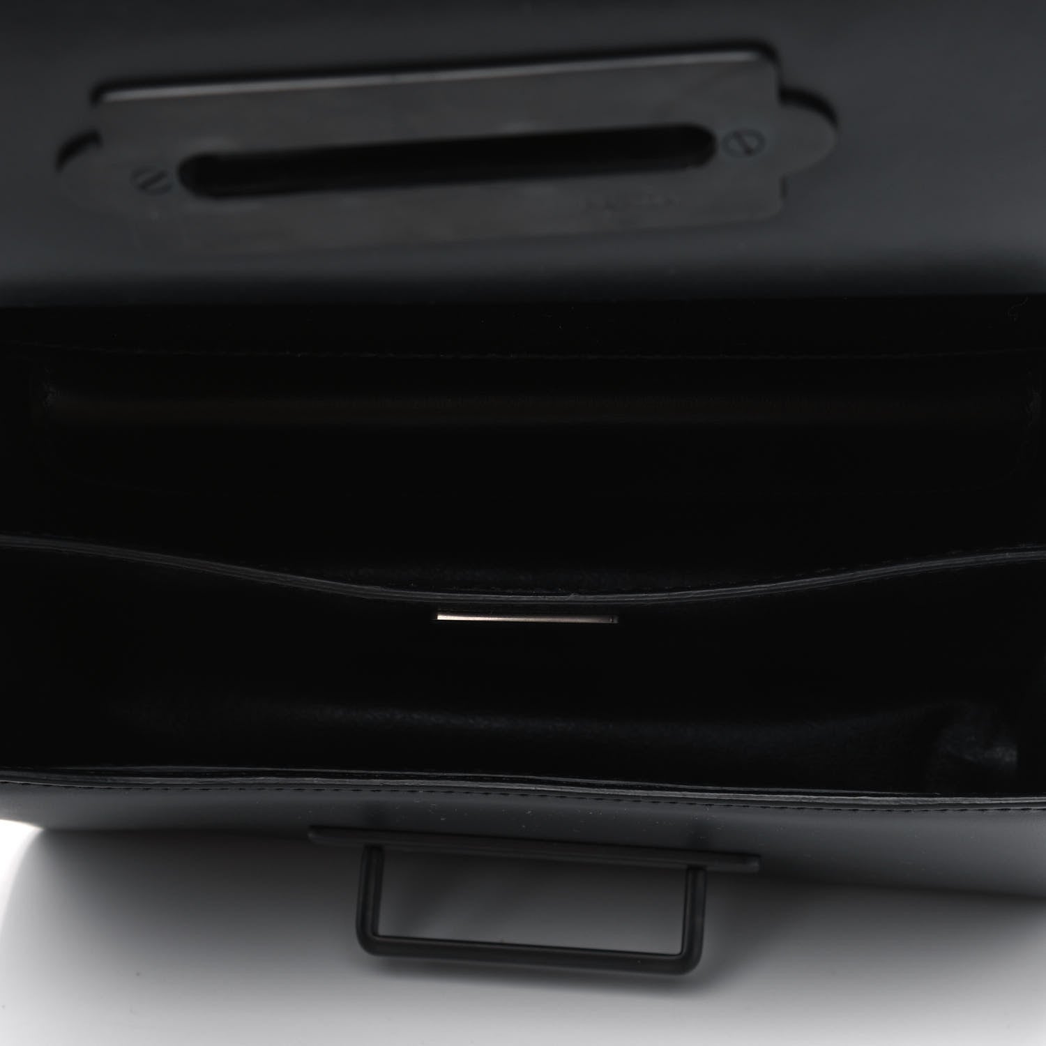 Prada City Calfskin Saffiano Cahier Bag Black 4 of 4