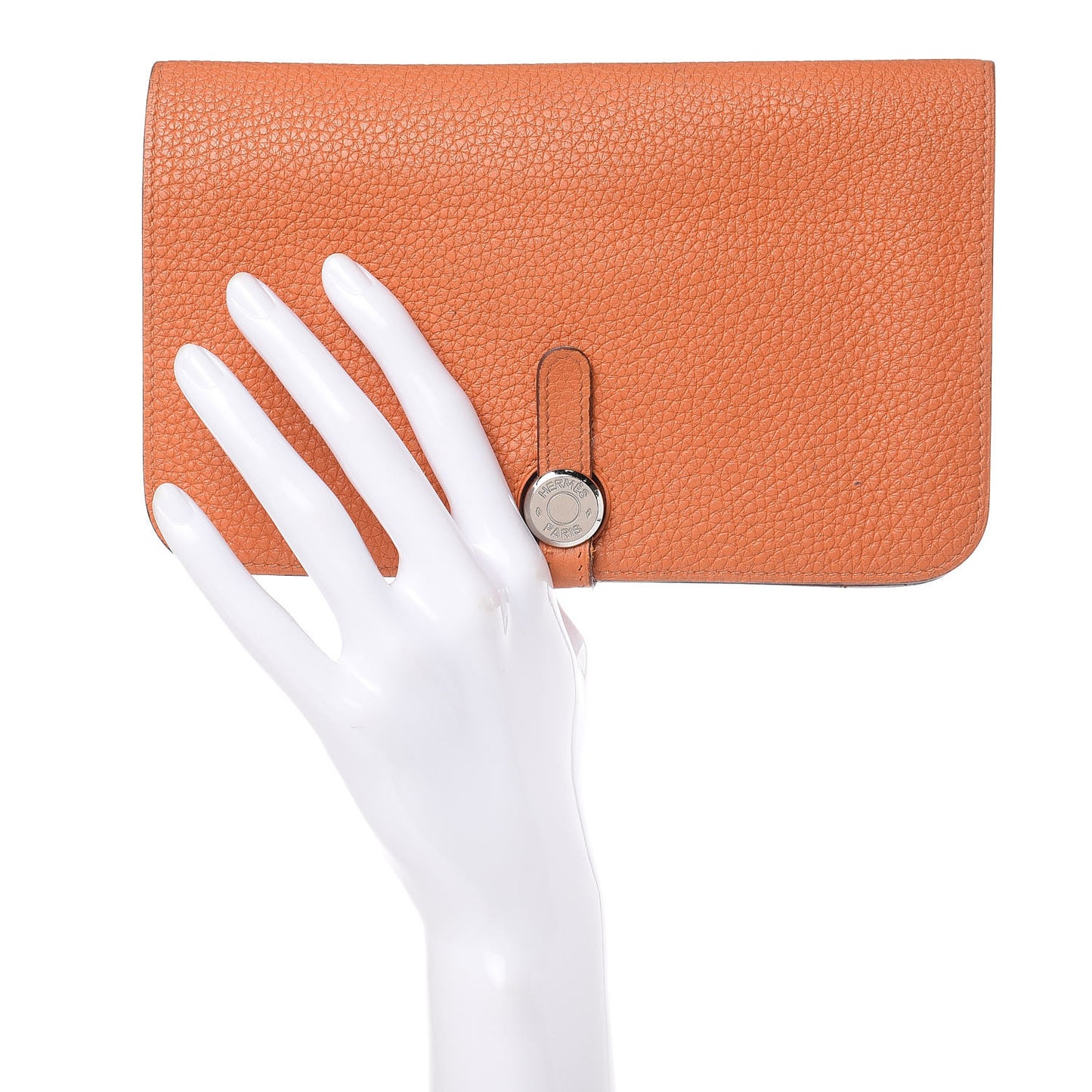 Togo Dogon Duo Wallet Orange