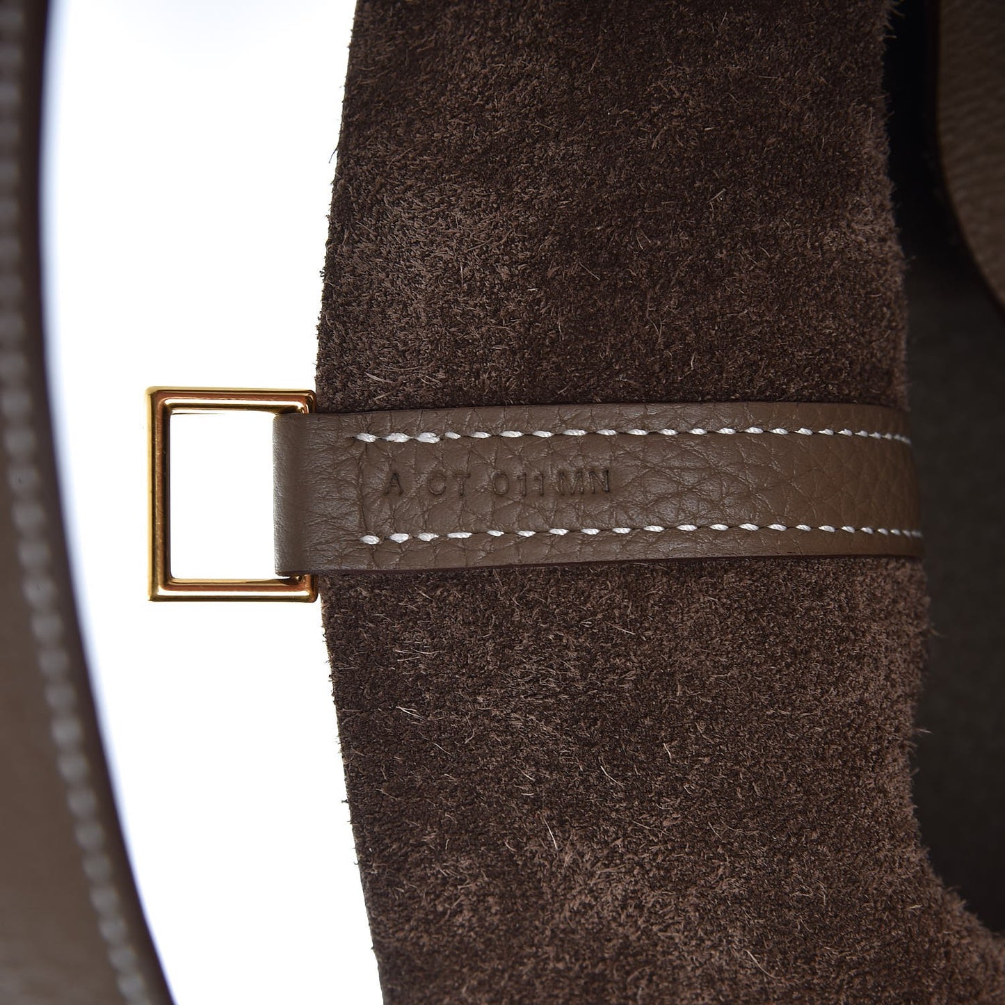 Taurillon Clemence Picotin Lock 22 MM Etoupe