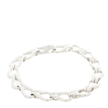 John Hardy Sterling Silver Diamond Surf Bracelet 2 of 3