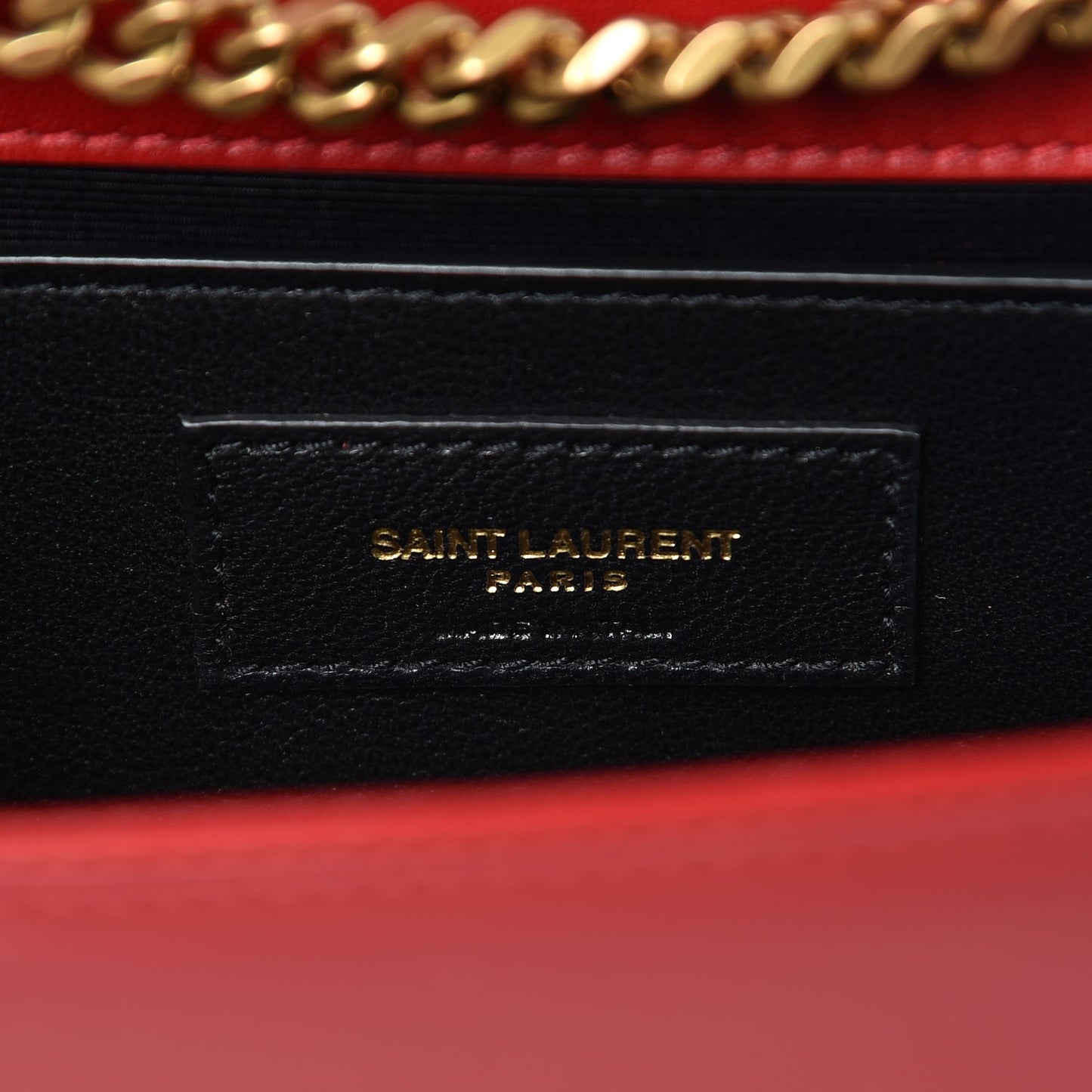 Patent Small Monogram Kate Satchel Red