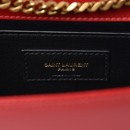 Saint Laurent Patent Small Monogram Kate Satchel Red 7 of 7