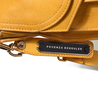 Proenza Schouler Lambskin Medium PS1 Satchel Mustard 11 of 13