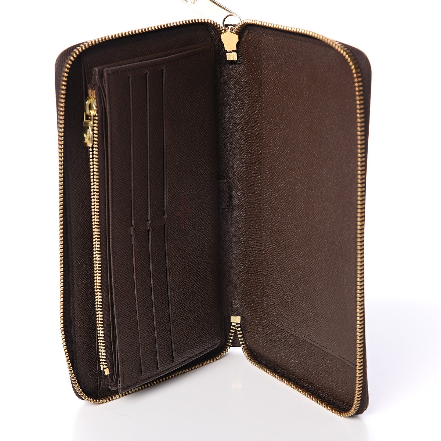 Damier Ebene Zippy Organizer Wallet