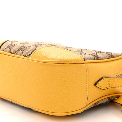 Gucci Monogram Dollar Calfskin Mini Bree Messenger Bag Beige Ebony New Buttercup 10 of 12