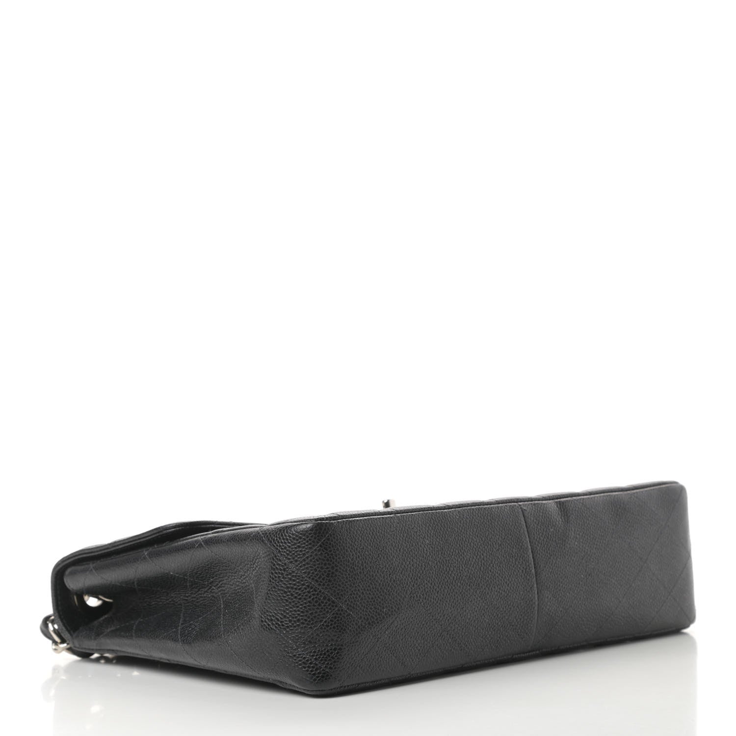 Chanel Caviar Quilted Jumbo Single Flap Black 4 of 14