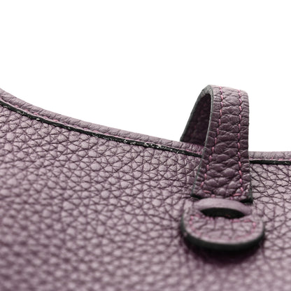 Hermes Taurillon Clemence Amazone Evelyne TPM Cassis Rouge Grenat 13 of 13