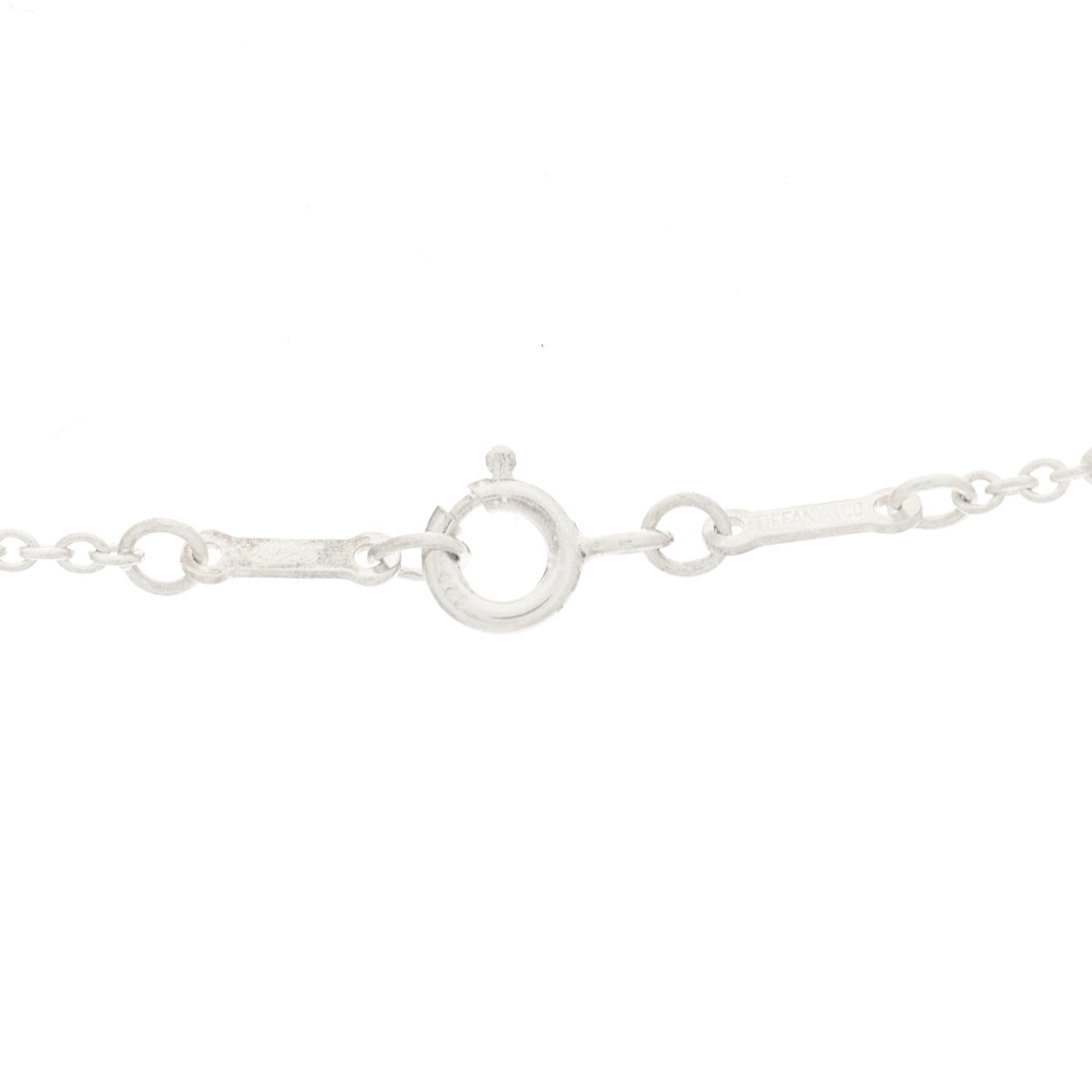 Tiffany Sterling Silver Elsa Peretti 3 Open Hearts Necklace 5 of 7