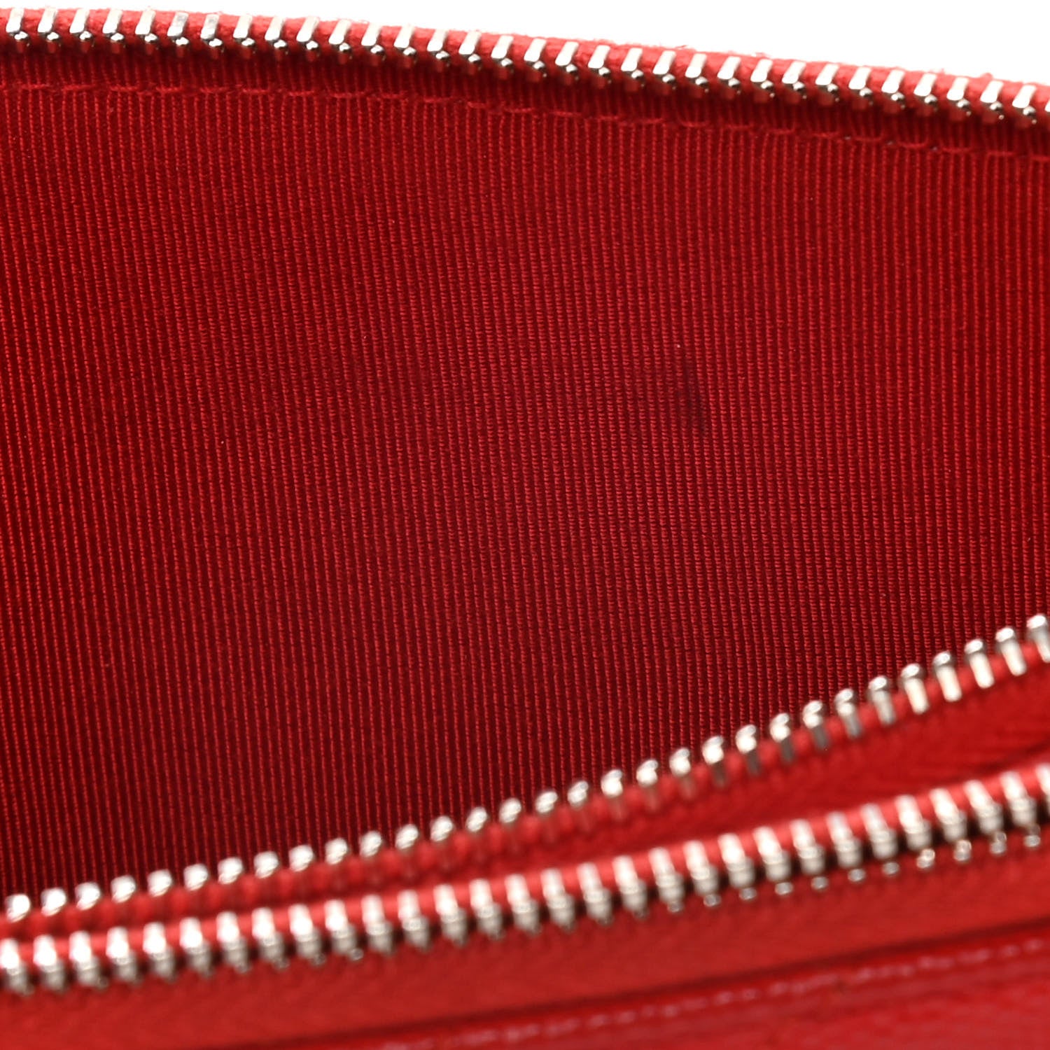 Chanel Caviar Chevron Quilted Small Clutch With Chain Light Red 15 of 17