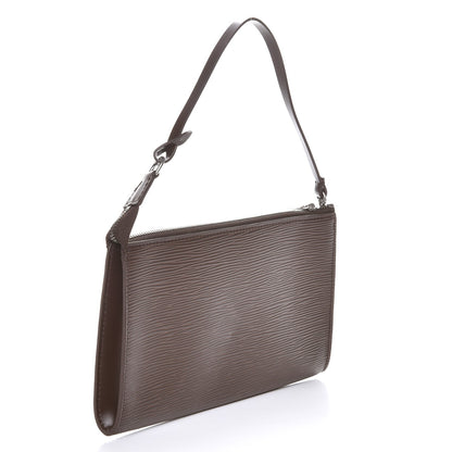 Louis Vuitton Epi Pochette Accessories 24 Moka 3 of 7