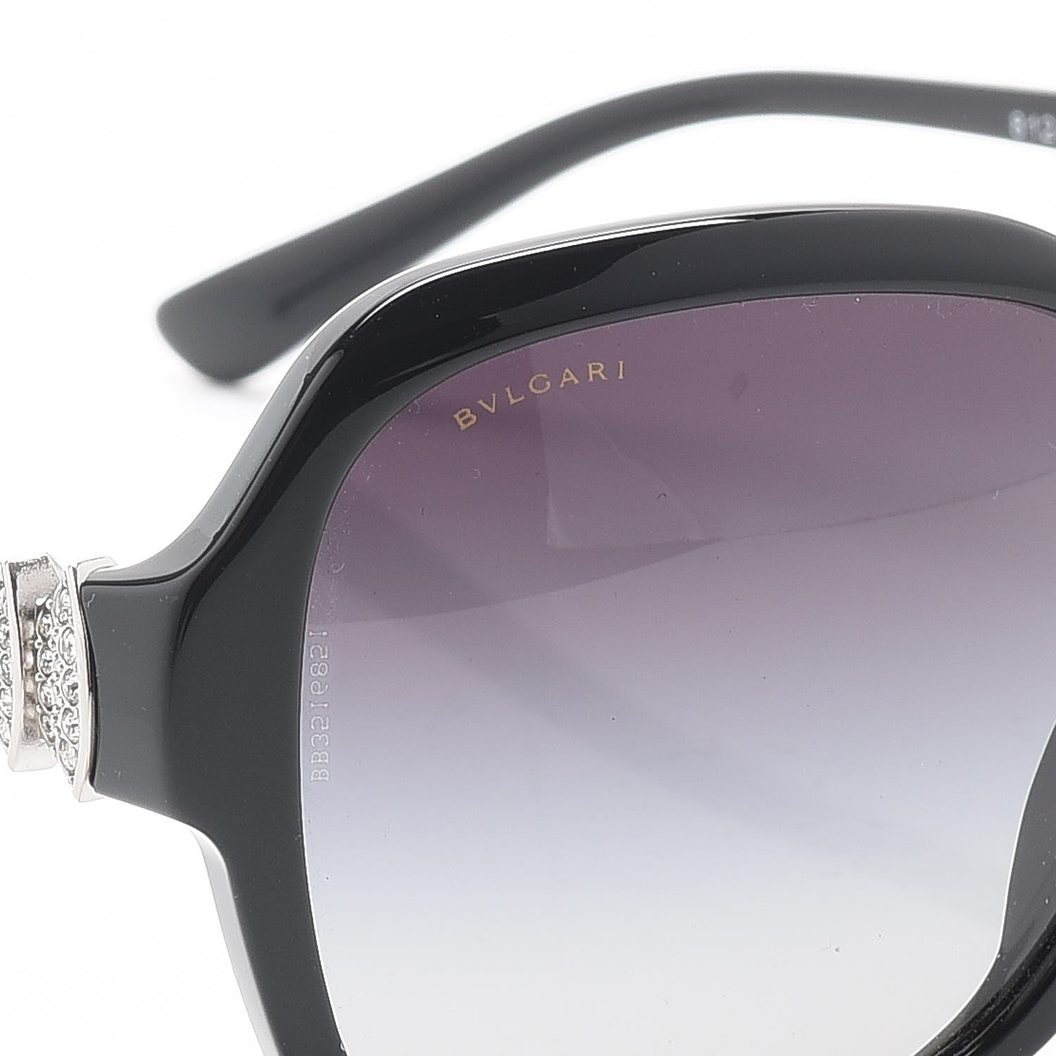 Bulgari Oversized Sunglasses 8124-B Black 8 of 9