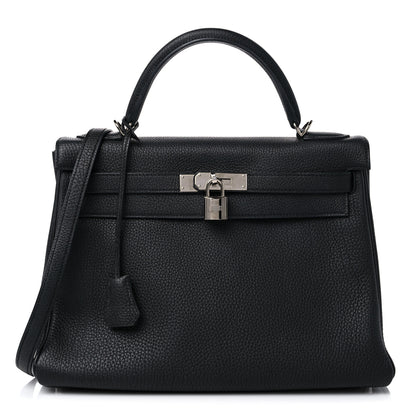 Hermes Togo Kelly Retourne 32 Black 1 of 15