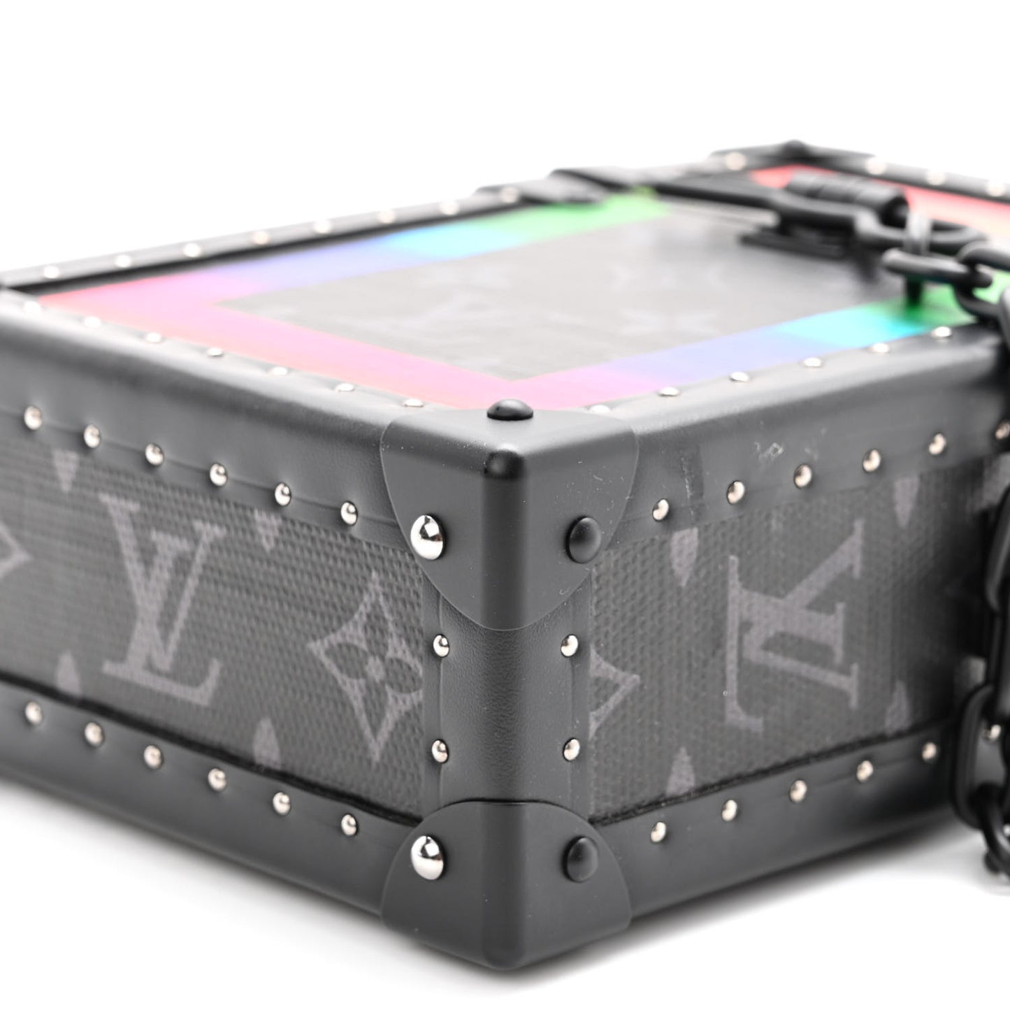 Monogram Eclipse Rainbow Vertical Trunk Black