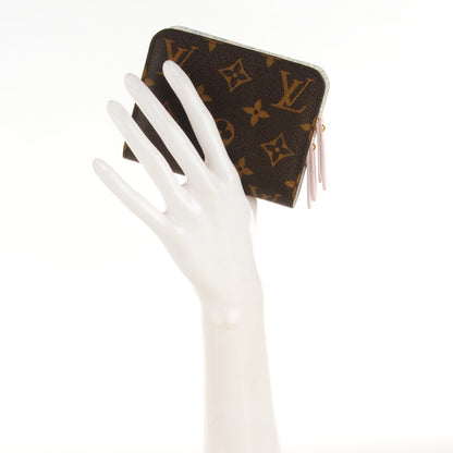 Louis Vuitton Monogram Fleuri Insolite PM Wallet Rose 2 of 7