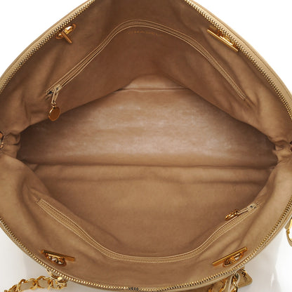 Chanel Lambskin Quilted Shoulder Bag Beige 5 of 11
