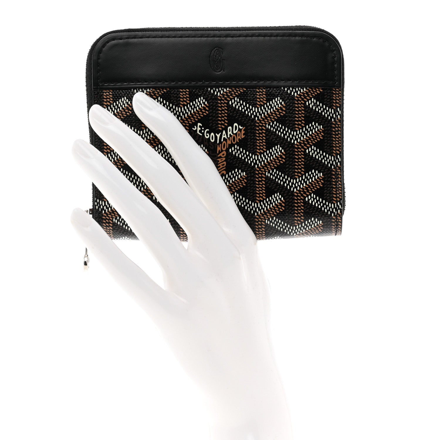 Goyard Goyardine Matignon PM Wallet Black 2 of 6