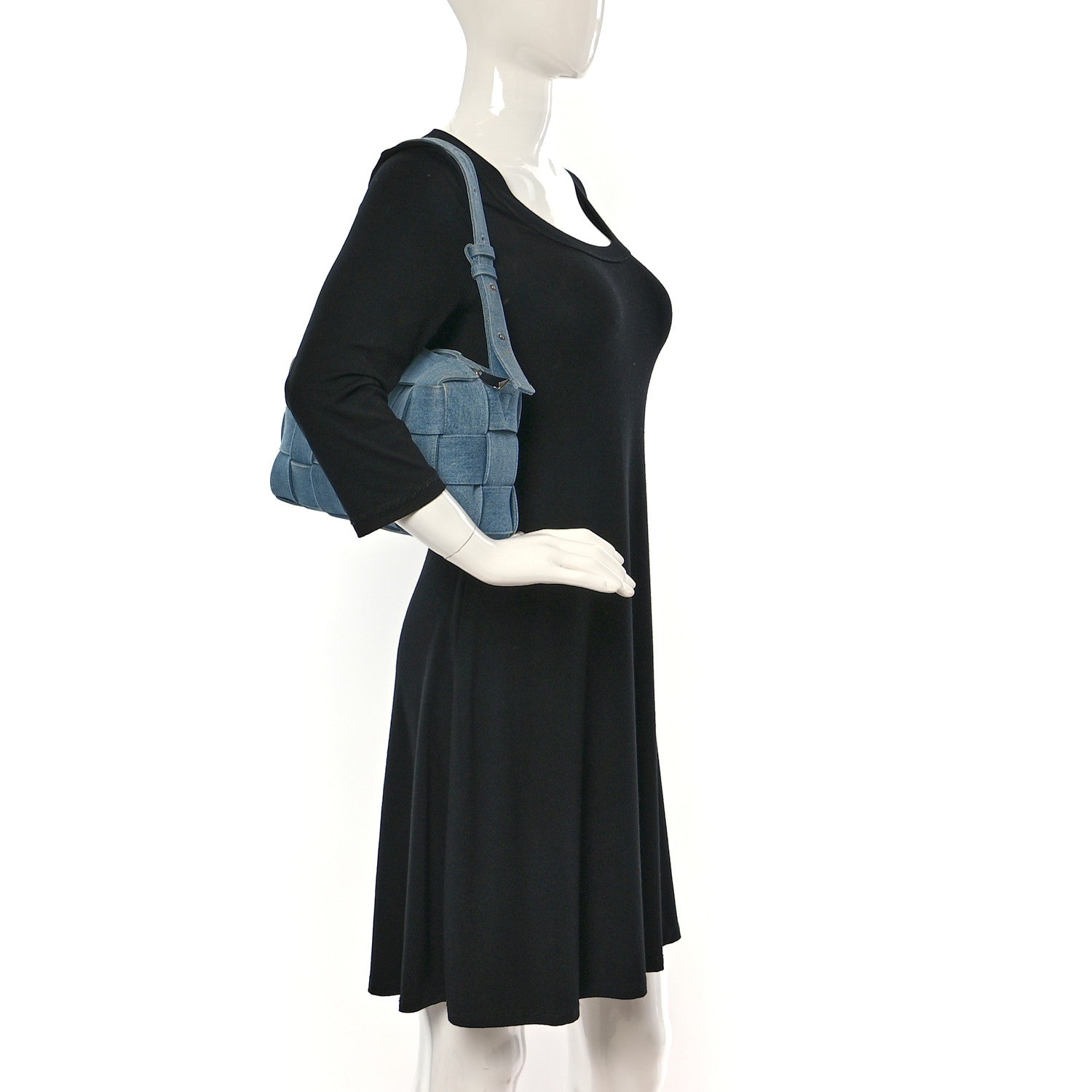 Bottega Veneta Denim Maxi Intrecciato Brick Cassette Bag Indigo 2 of 8
