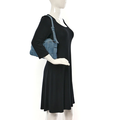 Bottega Veneta Denim Maxi Intrecciato Brick Cassette Bag Indigo 2 of 8