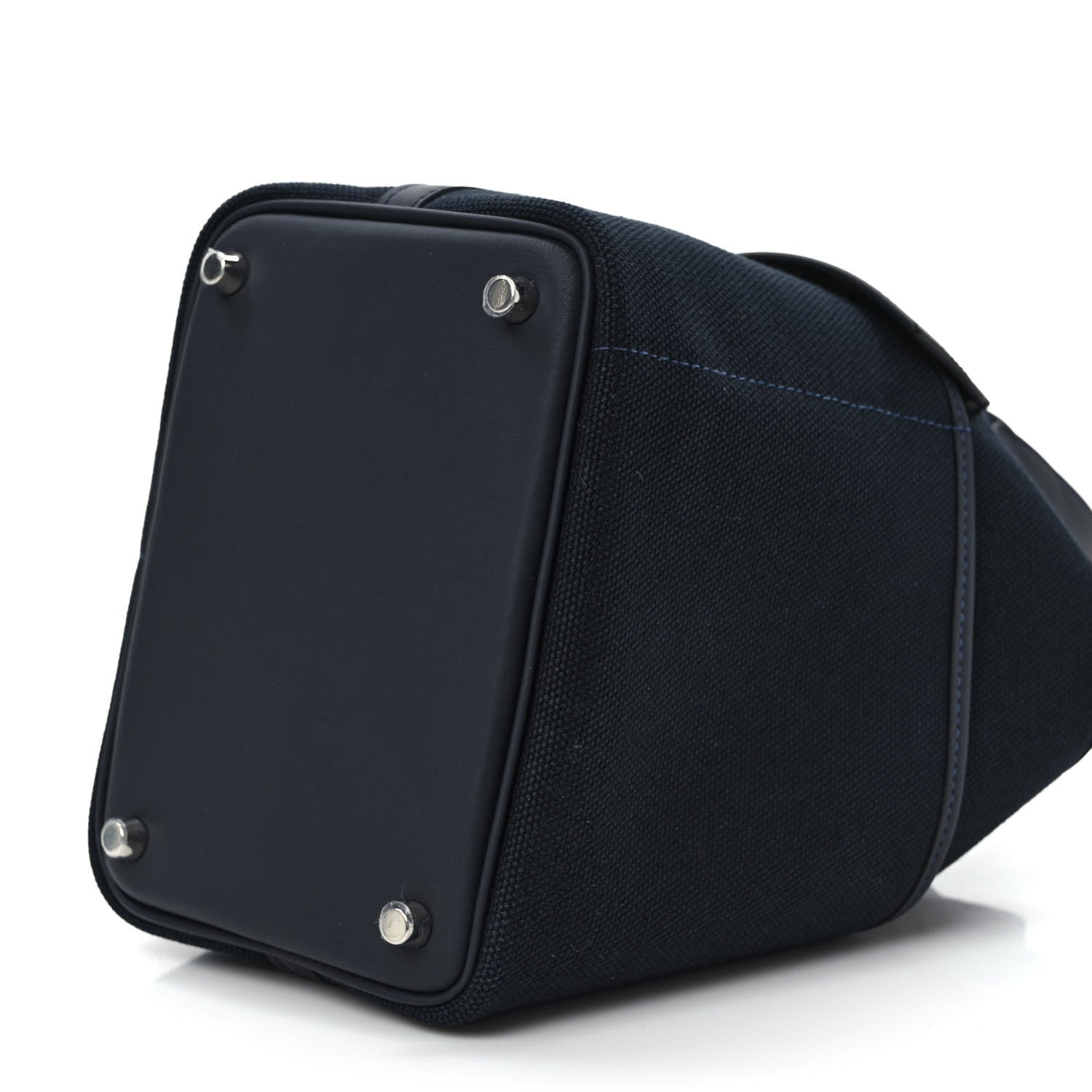 Hermes Toile Goeland Swift Cargo Picotin Lock 18 Bleu Marine 8 of 9