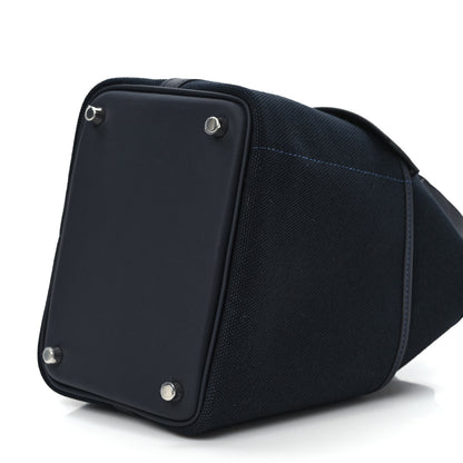 Hermes Toile Goeland Swift Cargo Picotin Lock 18 Bleu Marine 8 of 9