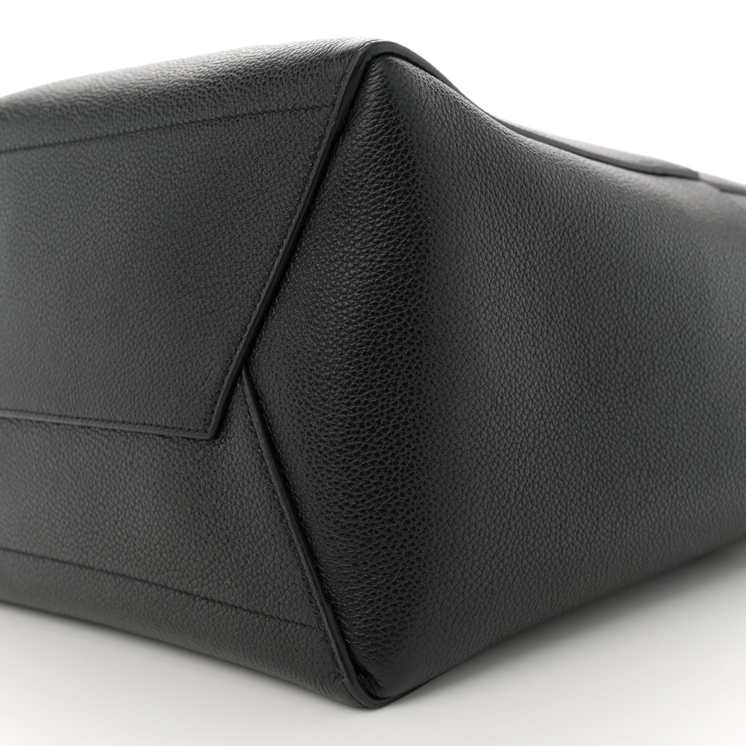 Celine Soft Grained Calfskin Sangle Bucket Bag Black 9 of 9