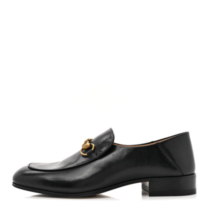 Gucci Goatskin Mens Horsebit Loafers 7 Black 1 of 9