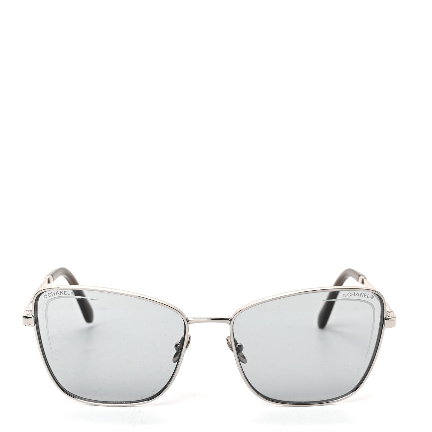 Metal Cat Eye Sunglasses 4267 Grey